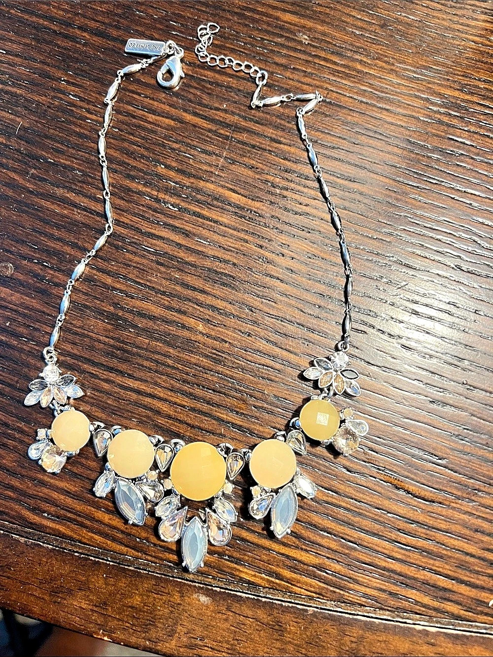 The Limited Statement Necklace in Yellow & Silver
